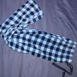 Blue Plaid Pajama Paint